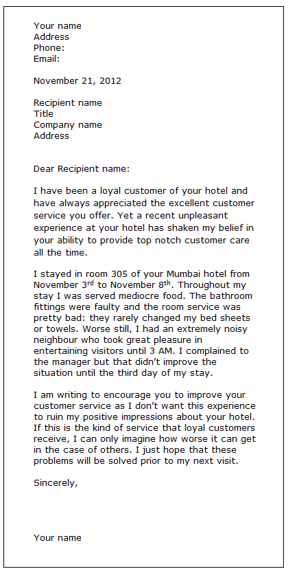 Customer service apology letter