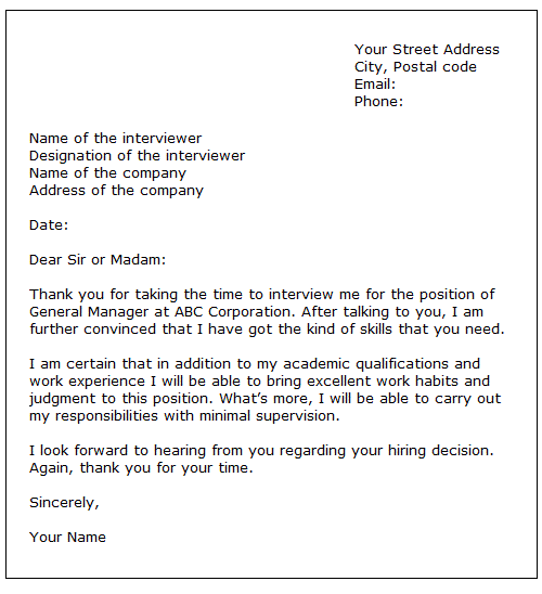 example of a formal letter